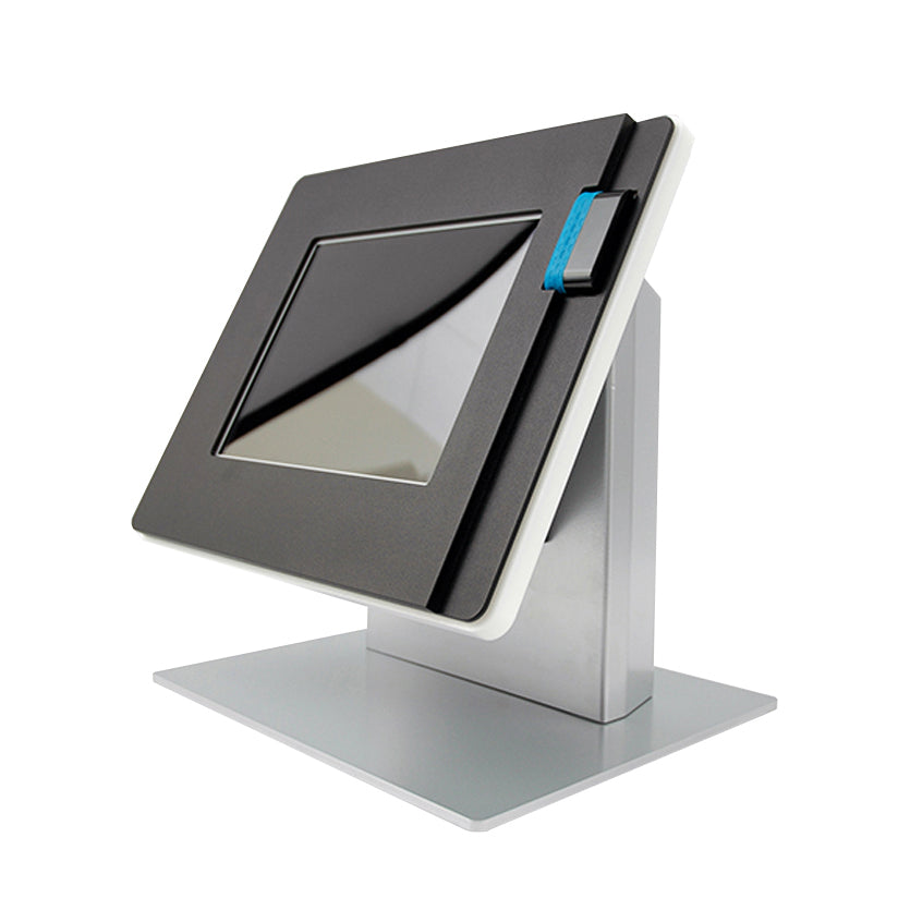 A Countertop kiosk with a Shuttle card reader.