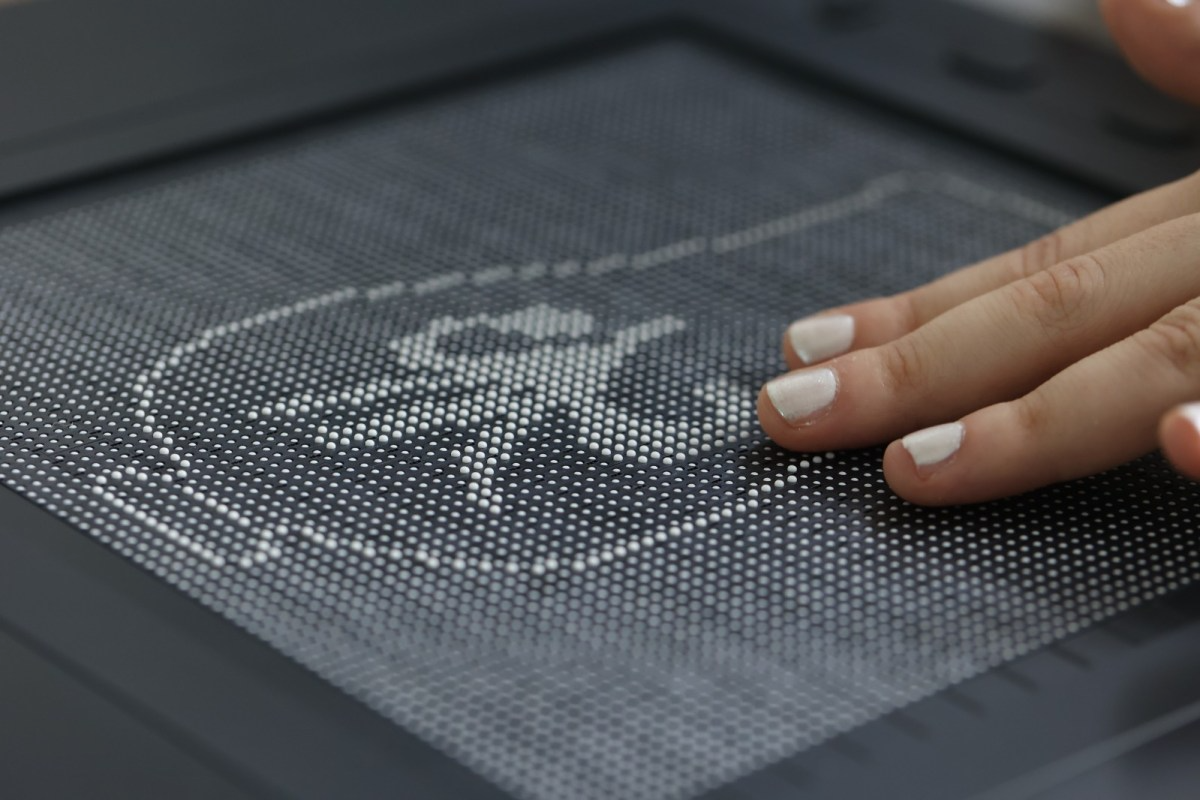 Dot Pad Tactile Braille Display