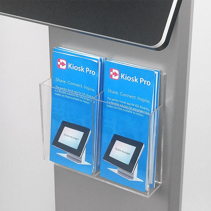 Clear Acrylic Brochure Holder for Tablet Kiosk