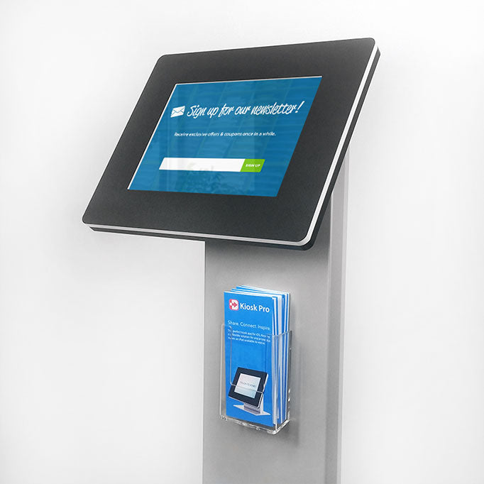 Marketing Brochure Holder for Tablet Kiosk