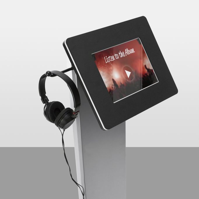 Headphone Hanger for Tablet Kiosk