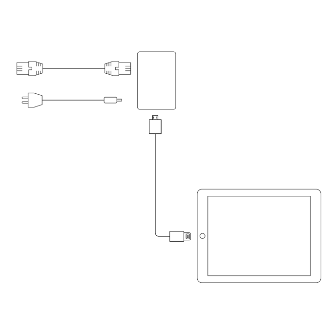Lightning Ethernet Adapter for iPad Kiosks